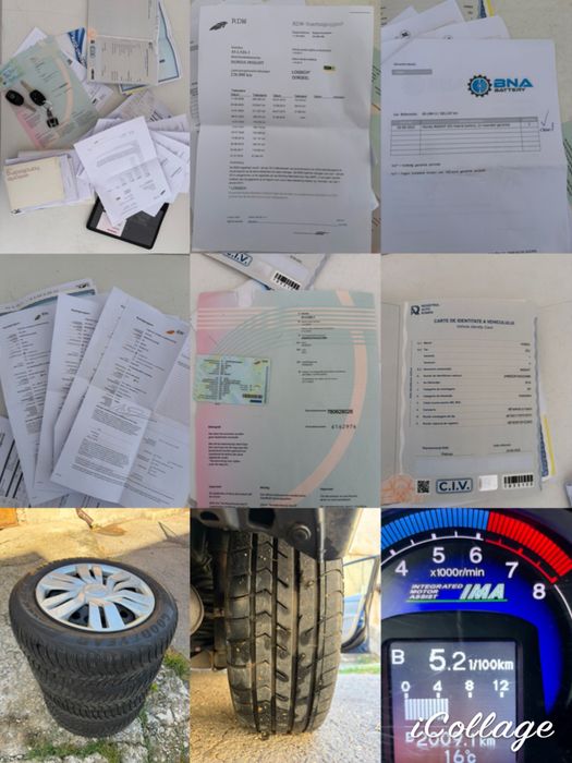 Honda Insight hibrid automata Euro5 Baterie IMA schimbata+C.I.V.+revizie