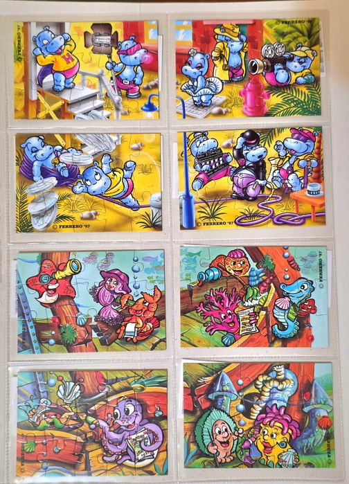 Продавам Киндер пъзели