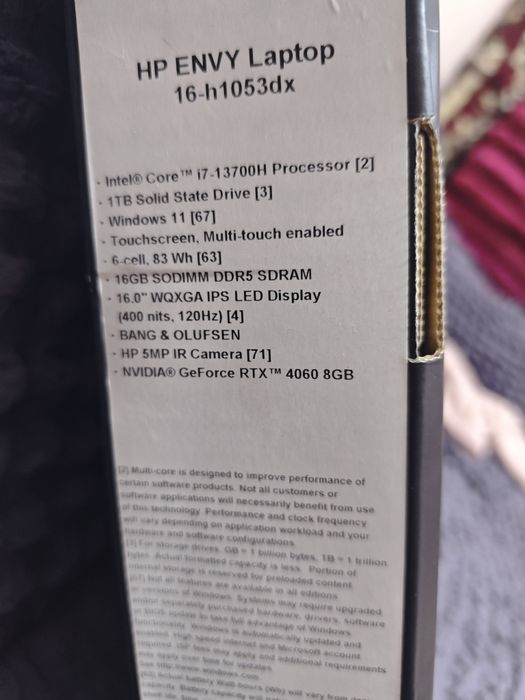 HP Envy 16 WQXGA 2K RTX 4060