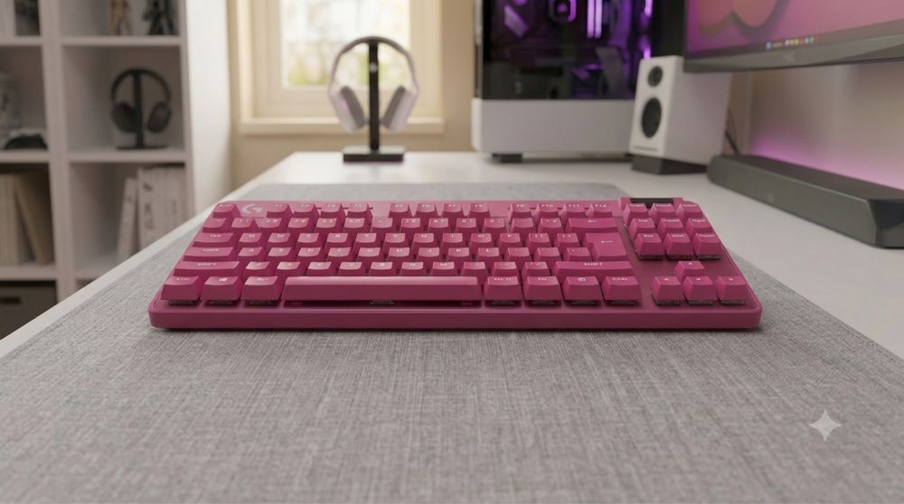 Клавиатура Logitech G Pro X TKL розовый