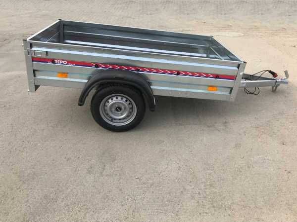 Remorca auto 750 cu prelata  mono ax,Noua ,Rar Inclus