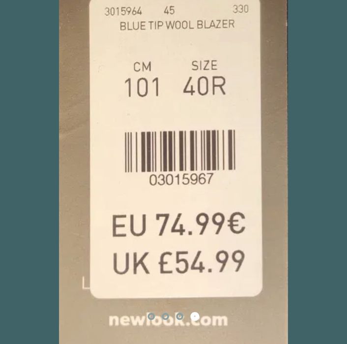 НОВО Мъжко вълнено сако, М размер