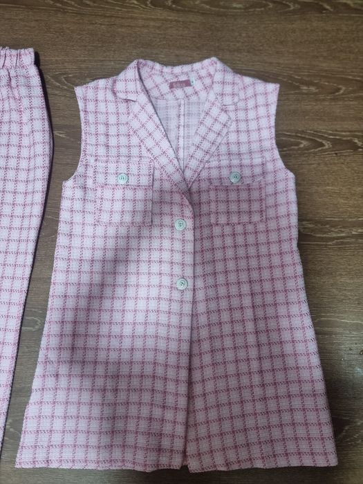 Бесплатная доставка! Брючний двойка ХЛ твидовый FELIZA brend Почти но