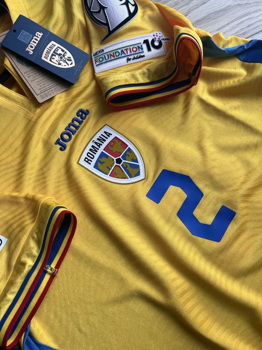 Tricou de fotbal Joma Nationala Romaniei Romania marime L Andrei Ratiu