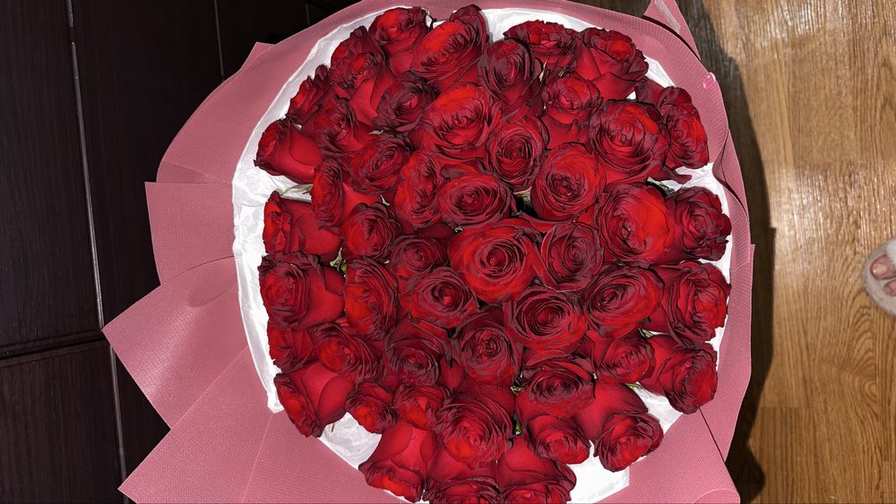 51 роза голландские розы