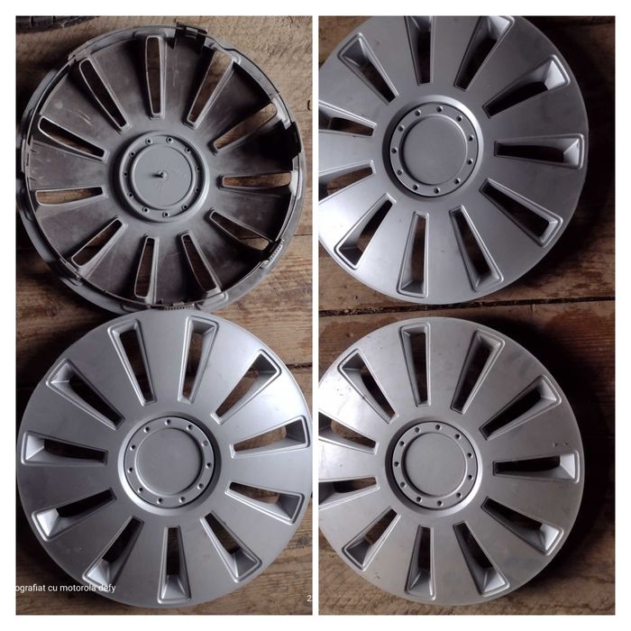 Jantă structurata r16 Renault și capace roti Opel Volkswagen Renault