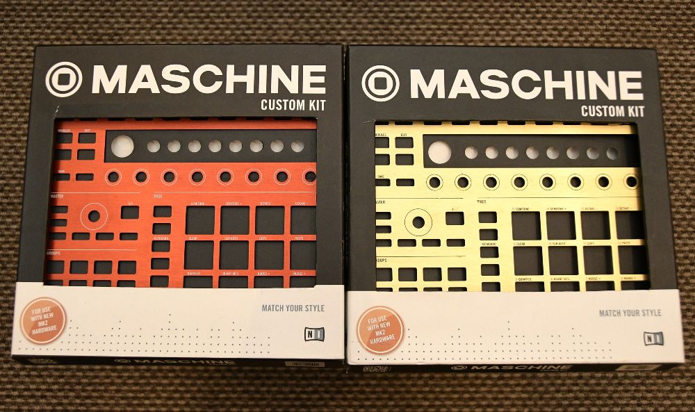 Skin (faceplate) rosu si auriu pt Maschine MK2