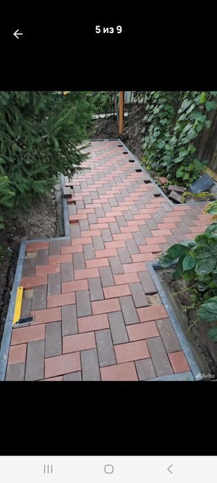 Укладка брусчатки