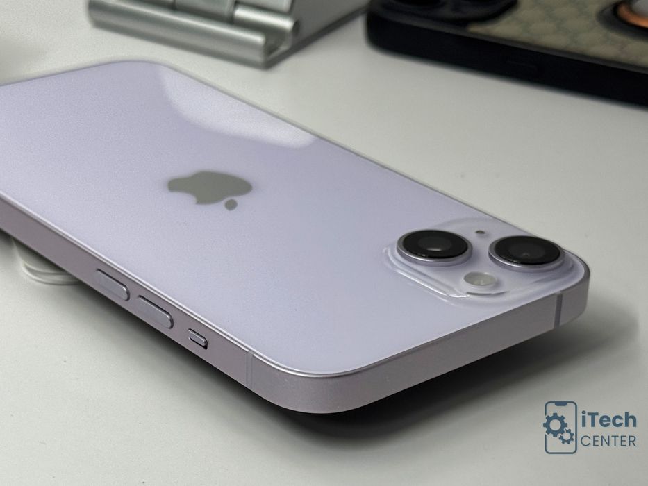 iPhone 14 Plus, 128GB, Purple, 100% батерия, КАТО НОВ, ГАРАНЦИЯ!