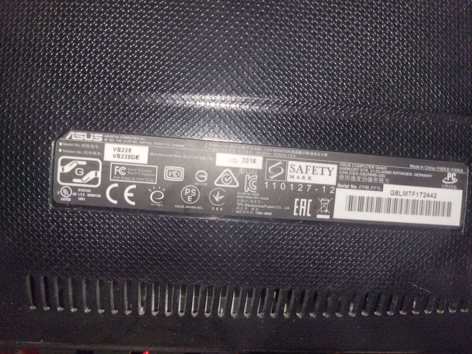 Монитор Asus 21.5 Full HD
