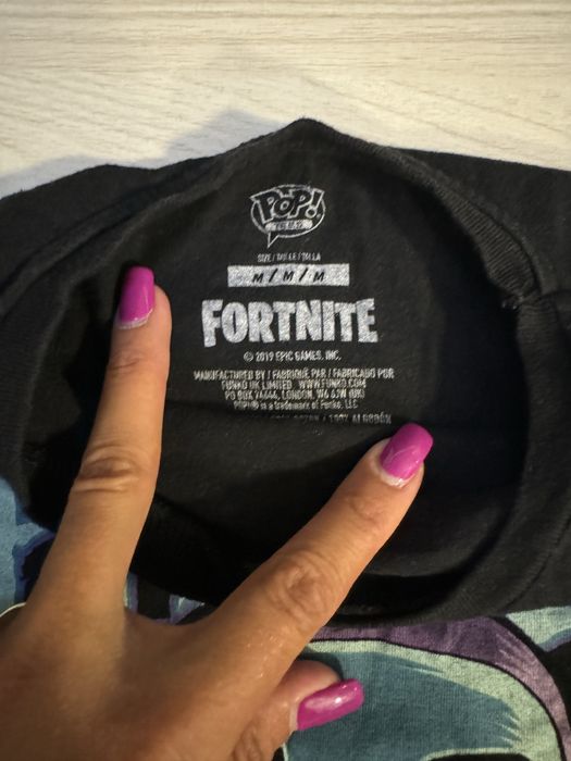 Tricou plus figurina Fortnite, Flossy, Pop tees, marime M