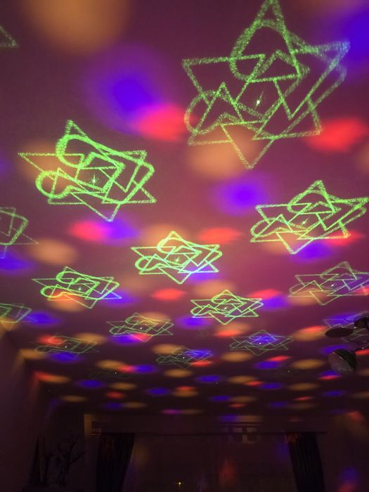 Lumina disco LED 6 in 1 cu activare pe sunet – Nouă