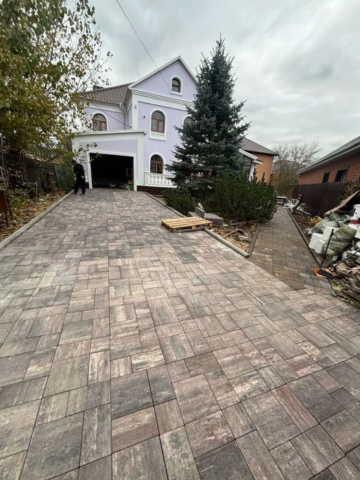 Укладка брусчатки