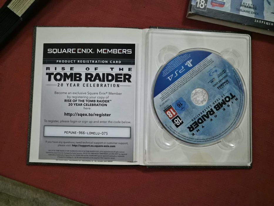 Игра Tomb Raider на PS4