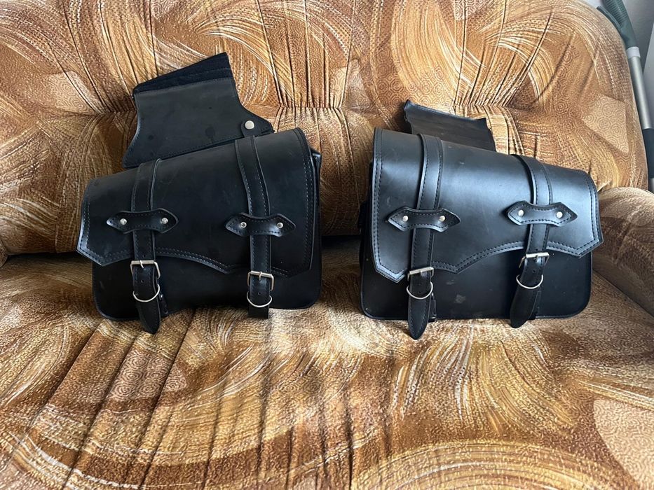 Geanta piele moto spate