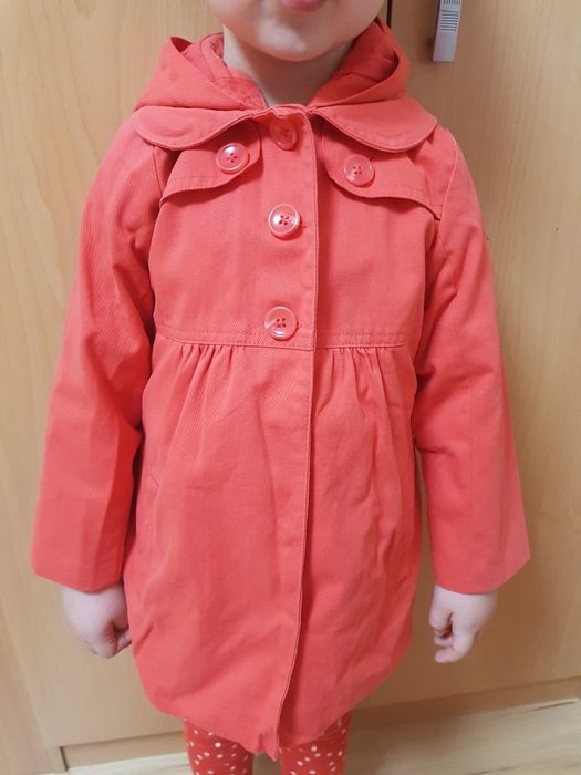 Пролетно детско памучно палто