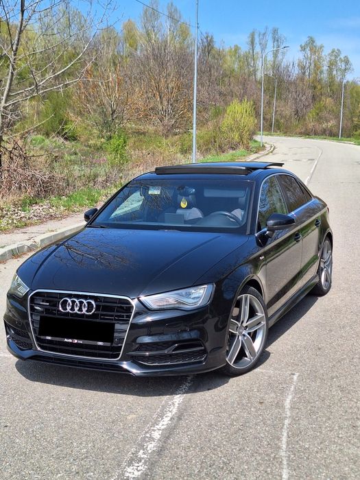 Audi A3 sedan 3xSline , quattro, webasto, trapa, matrix, b&o