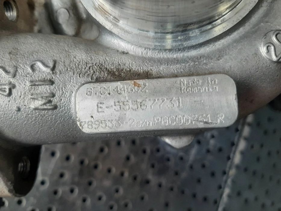 turbina opel astra j mokka 1.7 cdti a17dts 55567731  789533-2