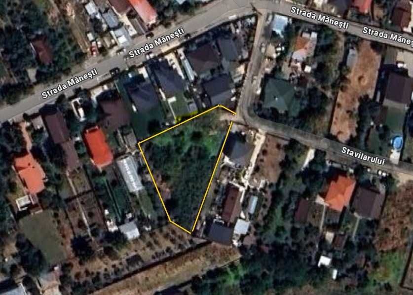 Teren Buftea, intre case, cu toate utilitatile, acces drum asfaltat