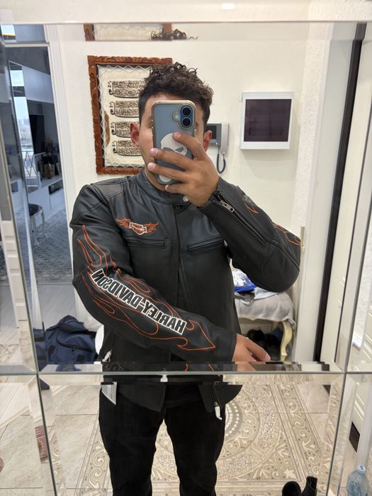 Кожанная куртка Harley Davidson