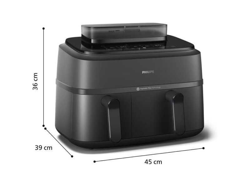 Еър Фрайър с Двойна Кошница и Пара Philips 5000 Series NA550/00