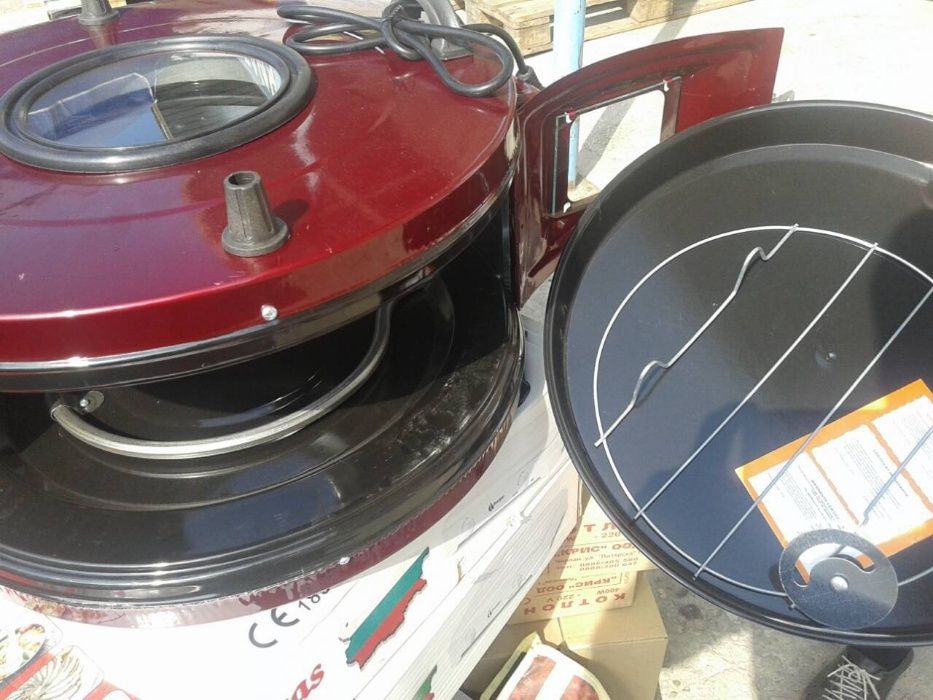 Кръгла фурна за баници,пици,ядки и готвене