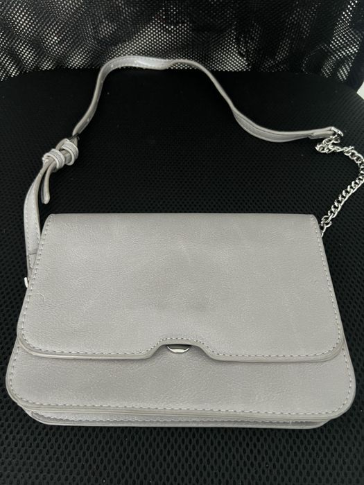 Geanta Reseved piele culoare taupe