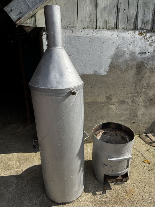 Boiler pe lemne apă caldă menajeră cu focar – baie, bucătărie, gospodărie