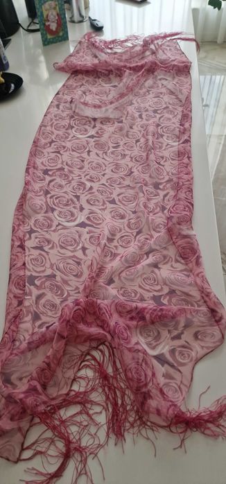 Ефирен шал, естествена коприна– Германия, Нов!