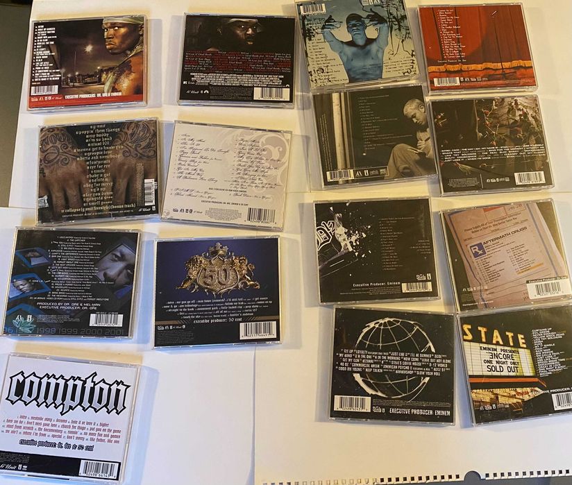 Оригинални  Албуми Дискове Eminem 50 Cent G Unit d12  CD 1999-2005