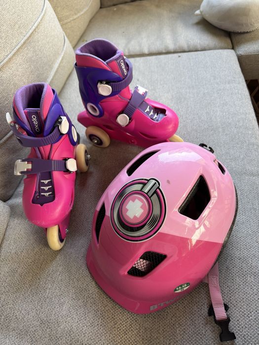 Role copii 26/28 si casca s btwin