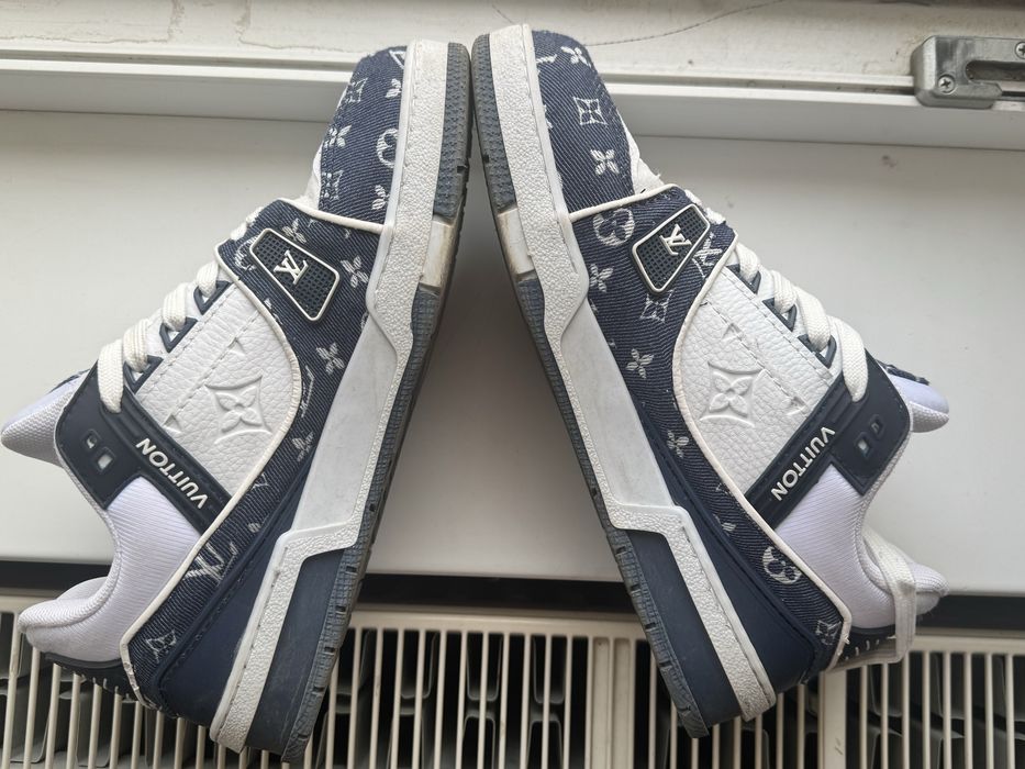 Louis Vuitton Trainers Navy Blue