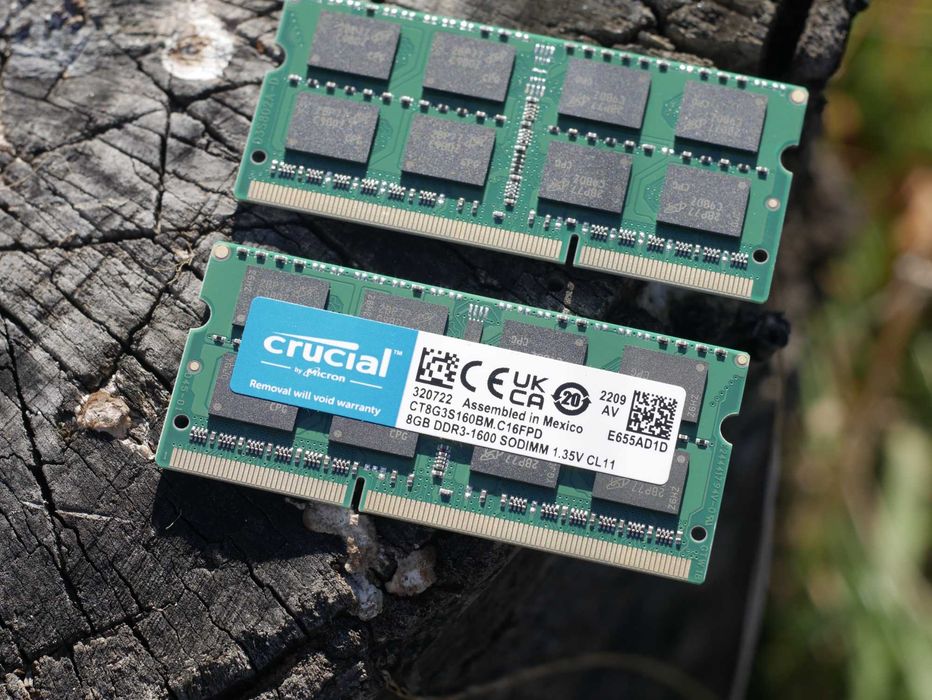 Kit RAM laptop Crucial 16GB DDR3L 1600MHz Nou