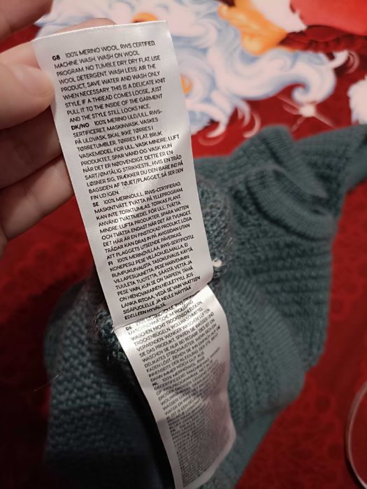 Cardigan din lână merinos mărime 92