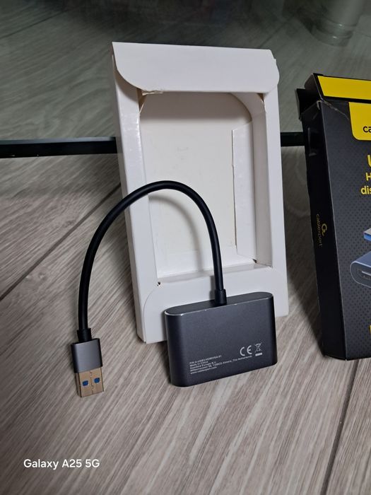 Видеоадаптер Cablexpert USB to HDMI + VGA (новый в упаковке)