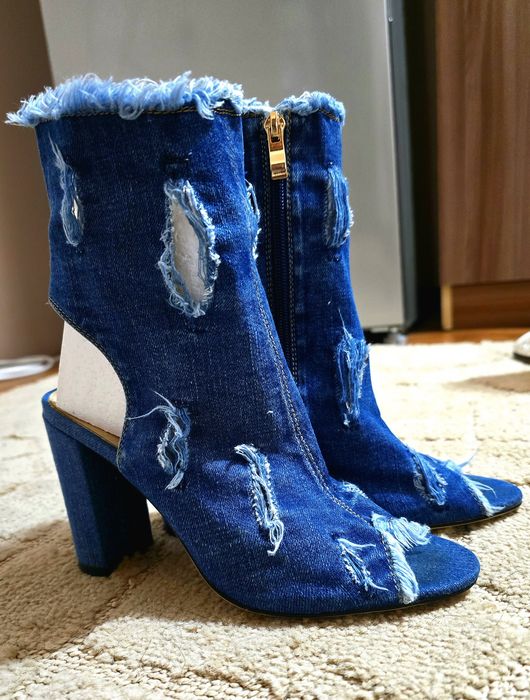 Летняя джинсовая обувь