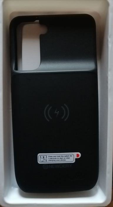 Samsung S21  защитен калъф с интегрирана батерия и Qi