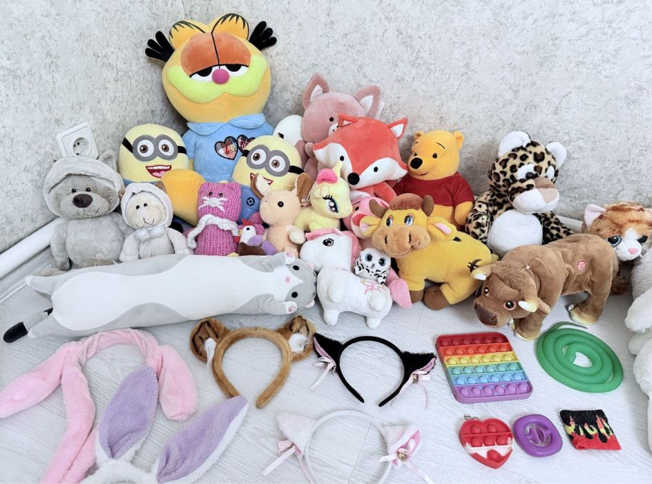 Мягкие игрушки.