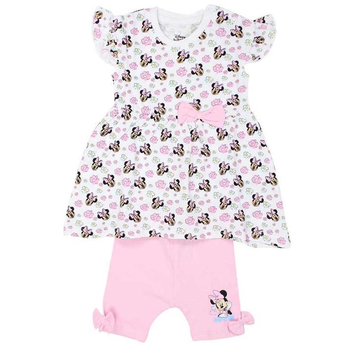 Rochita fetite cu personajul Minnie Mouse, Disney si colanti