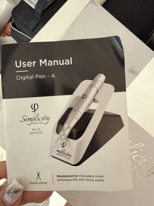 PhiAcademy Simplicity Artist Digital Pen-A – професионална PMU машина