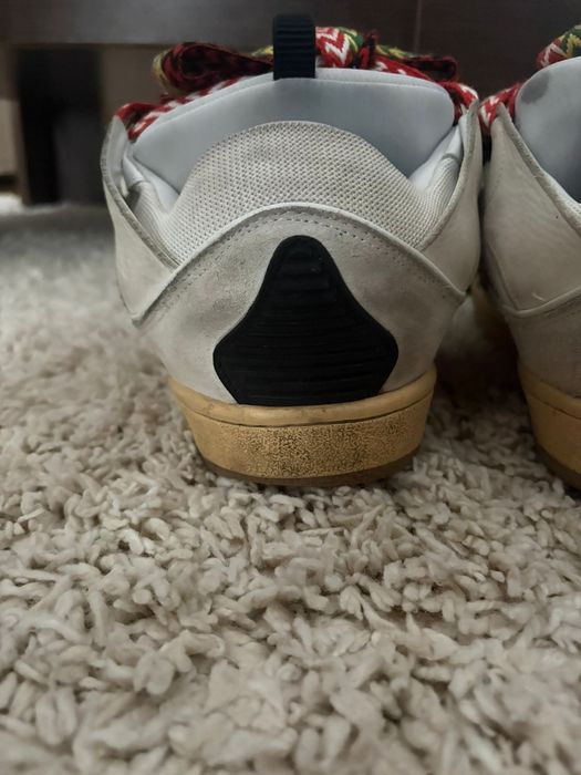 Lanvin curb - White Ivory mărime 43