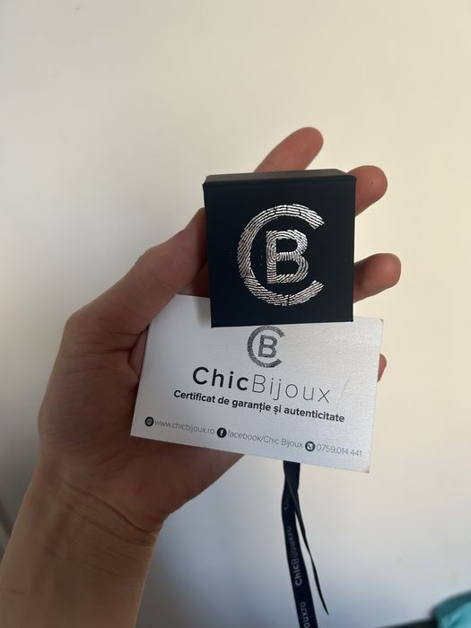 Lantisor cu pandantiv inimi, argint