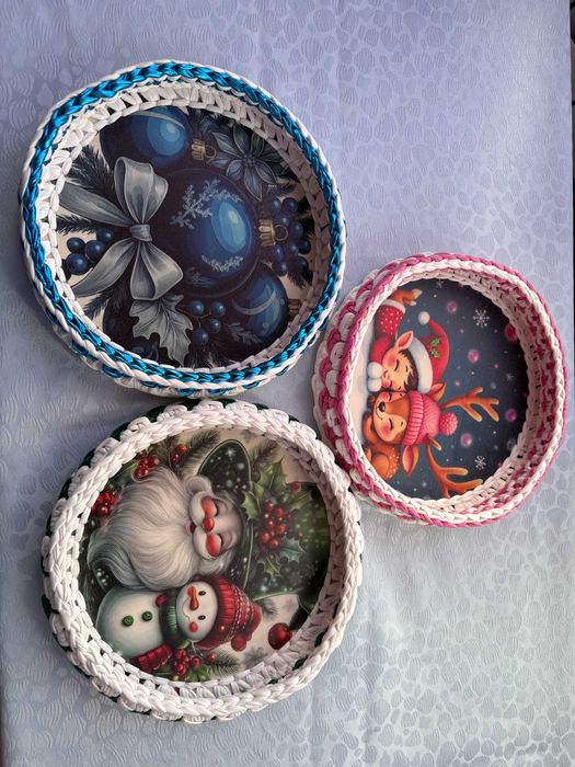 Ръчно изработени коледни панерчета
