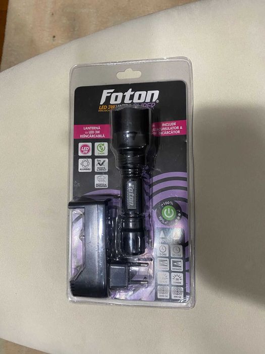 Lanterna LED reincarcabila Foton Super Z059, 3W