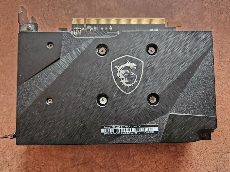 Placa video PCie MSI Mech AMD  RX6500XT 4GB DDR6