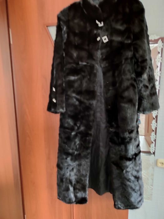 Норковая шуба длинная