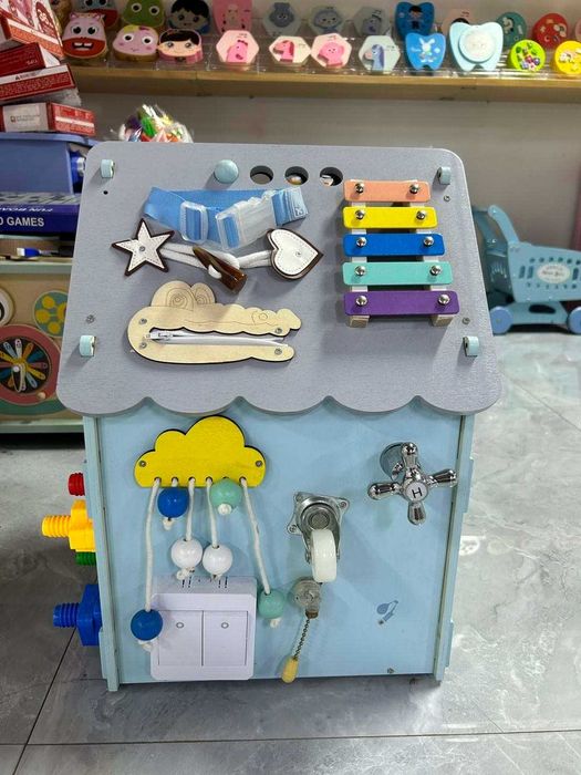 Busy Board Busy House / Бизиборд тип Къща за развитие на дечица