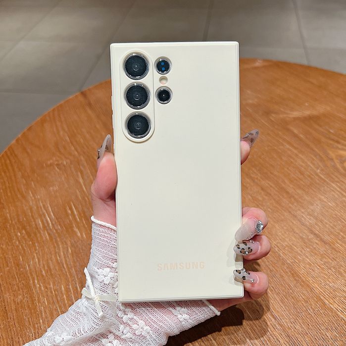 Samsung galaxy S25Ultra,S25+,S25 силиконов кейс с лого и микрофибър