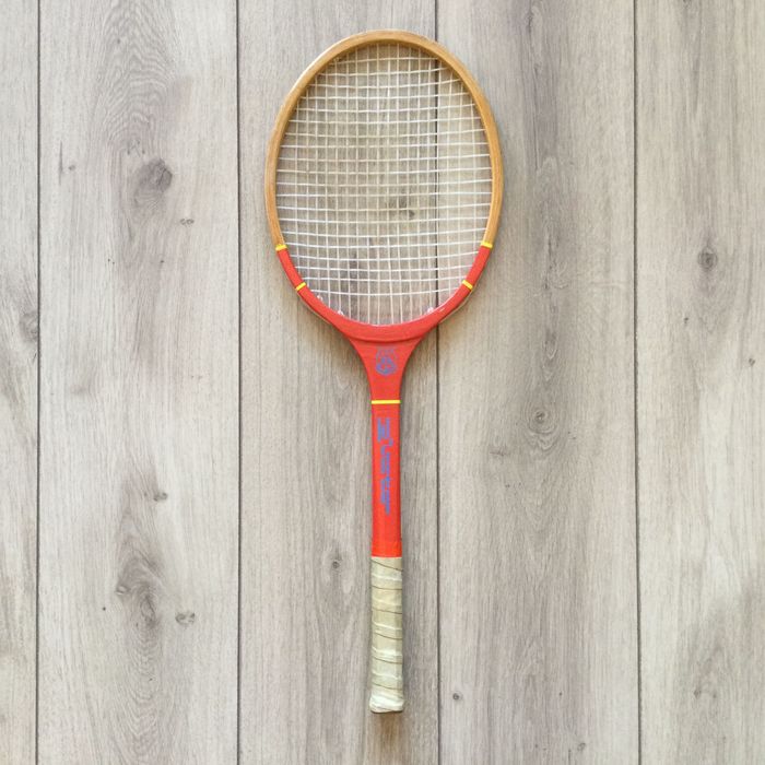 колекционерска дървена тенис ракета / хилка от 80-те години