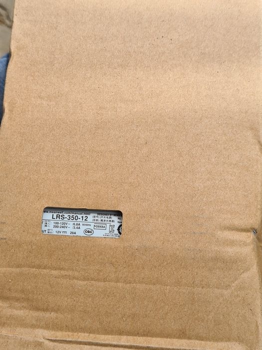 Sursă alimentare Mean Well LRS-350-12 12V 29A 350W – NOUĂ